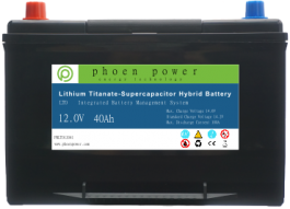 LTO-Supercapacitor Hybrid Car Battery-PBLTO12041